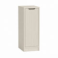 Highboard Stauraumschrank Beige MDF rechteckig mit 1 Tür 40 x 35 x 100 cm